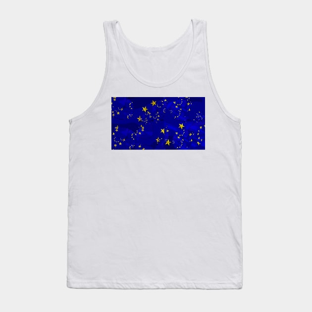 Eu Flag pattern Tank Top by bywhacky